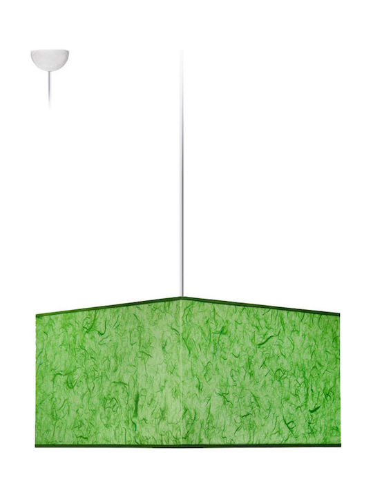 Starlight ΚΑ-ΤΕ-3520-2601 ΚΡ Pendant Light Green with Socket E27 35x35x20cm