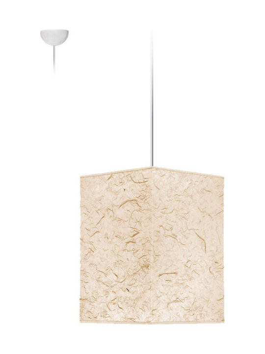 Starlight ΚΑ-ΤΕ-2535-2601 ΚΡ Pendant Light Beige 25x25x35cm