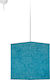 Starlight Pendant Light Turquoise 25x25x30cm