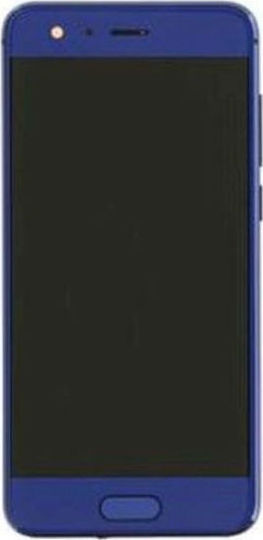 Huawei Οθόνη με Μηχανισμό Αφής και Πλαίσιο για Honor 9 (Μπλε)