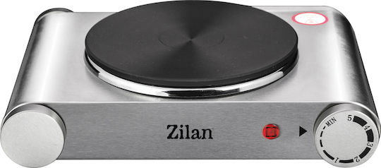 Zilan Enamel Countertop Single Burner Gray