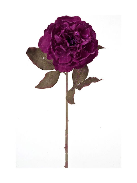 Zaros Artificial Decorative Branch Peony Purple 1pcs BK402