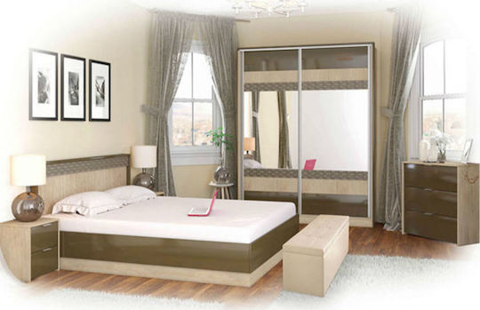 Σετ Κρεβατοκάμαρας Briana 160x200εκ. 4τμχ