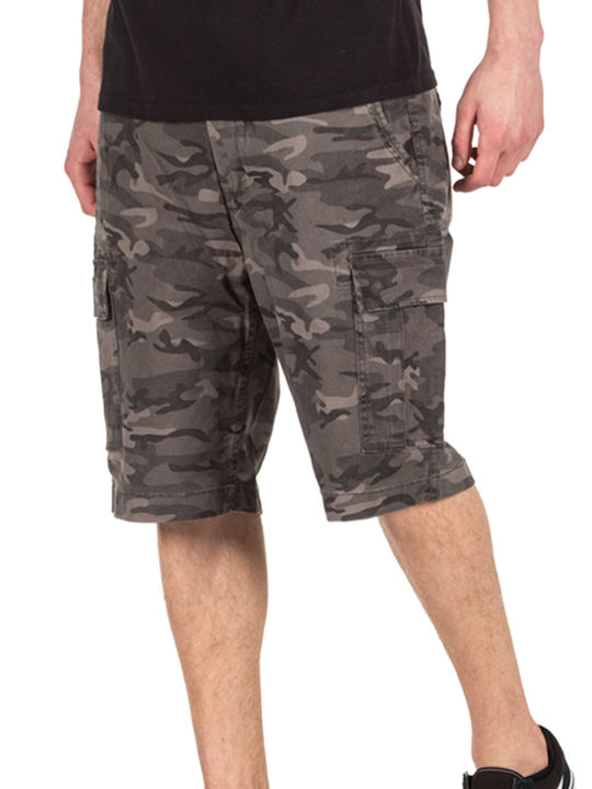 Basehit Men's Cargo Shorts Camo Grey