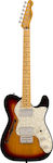 Fender Ηλεκτρική Κιθάρα Classic Vibe 70s Telecaster Thinline με HH Διάταξη Μαγνητών Ταστιέρα Maple σε Χρώμα 3-Color Sunburst