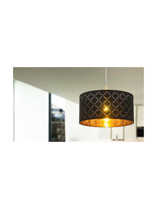Globo Lighting Pendant Light Black with Socket E27 40x40cm