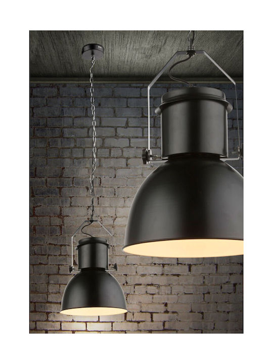 Globo Lighting Pendant Light Black with Socket E27 27x270cm