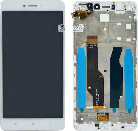 Οθόνη με Μηχανισμό Αφής για Redmi Note 4x (Λευκό)