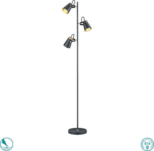 Trio Lighting Edward Φωτιστικό Δαπέδου Υ160εκ. Μαύρο Ματ Trio Lighting Edward Φωτιστικό Δαπέδου Υ160εκ. Μαύρο Ματ