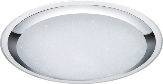 Trio Lighting Miko Rund Draußen LED Panel 95W mit Kaltweiß Licht 5500K