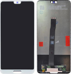 Οθόνη mit Touchscreen für Huawei P20 (Weiß)