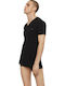 Umtee - Jake Men's Undershirts Short-sleeved in Black Color 3Pack