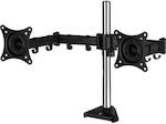 Arctic Z2 Pro (Gen 3) Stand Desk Mounted for 2 Monitors up to 34" with Arm