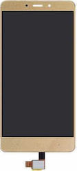 Οθόνη mit Touchscreen für Redmi Note 4 (Gold)