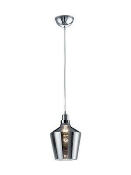 Trio Lighting Calais Adjustable Pendant Light Silver 20x130cm