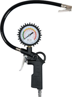 Vorel Air Pressure Gauge with Tyre Inflator Pistol 6bar 81651