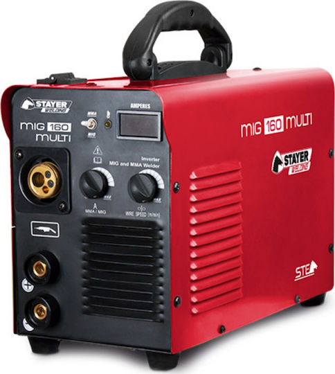 Stayer MIG 160 Multi Ηλεκτροκόλληση Inverter MAG / MIG με Μέγιστο Ρεύμα Συγκόλλησης 160A και Κύκλο Εργασίας 60%