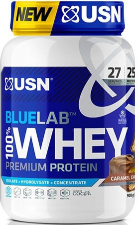 USN BlueLab 100% Whey Premium Protein Whey with Flavor Caramel Chocolate 2kg