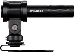 AVerMedia 3.5mm Microphone Am133 Shock Mounted/Clip On for Voice