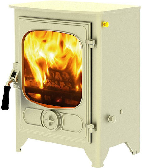 Charnwood Country 4- Χαλύβδινη Ξυλόσομπα 4.8kW Μπεζ