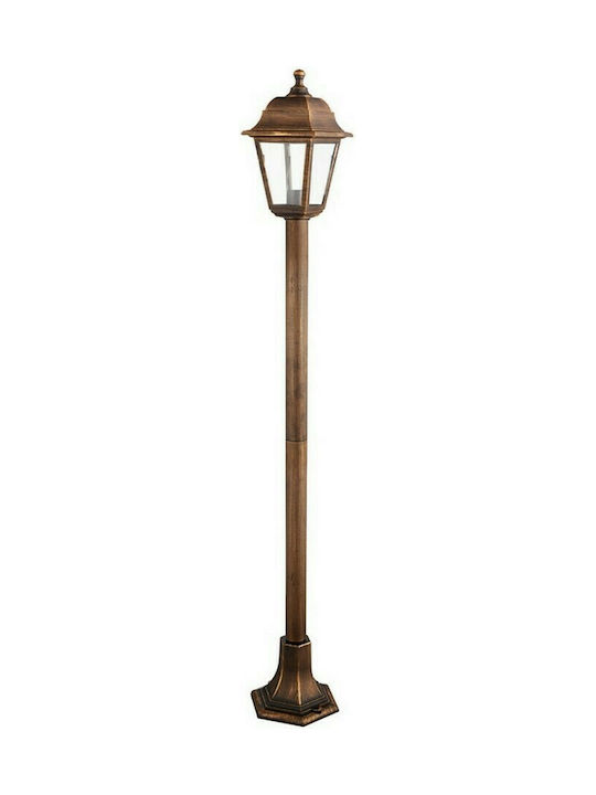 Aca Outdoor Small Post Lamp E27 Bronze