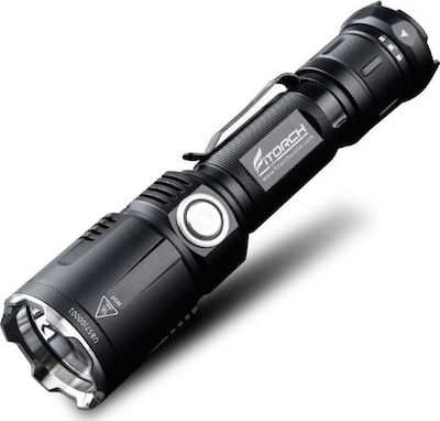 Fitorch Rechargeable Flashlight LED with Maximum Brightness 1800lm M30R 13.03.0064