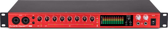 Focusrite Clarett 8Pre Professional Sound Card for Rack Connectivity USB to PC