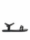 Migato Women's Flat Sandals in Black Color