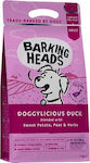 Barking Heads Doggylicious 2kg Dry Food Grain Free for Adult Dogs of Small Breeds with Duck, Potatoes and Fish