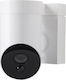 Somfy Outdoor Camera White CCTV Surveillance Camera 1080p Full HD Waterproof with Two-Way Communication