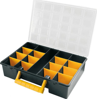 ArtPlast Tool Compartment Organiser 13 Slot Adjustable Black 36.2x250x8.5cm