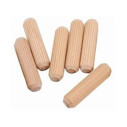 Wooden capitals Set 50pcs Φ6x30mm