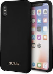 Guess Silicone Back Cover Black (iPhone X / Xs)