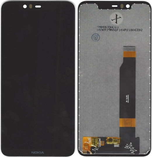 O ecran cu Mecanism Tactil pentru Nokia 5.1 Plus (Negru)