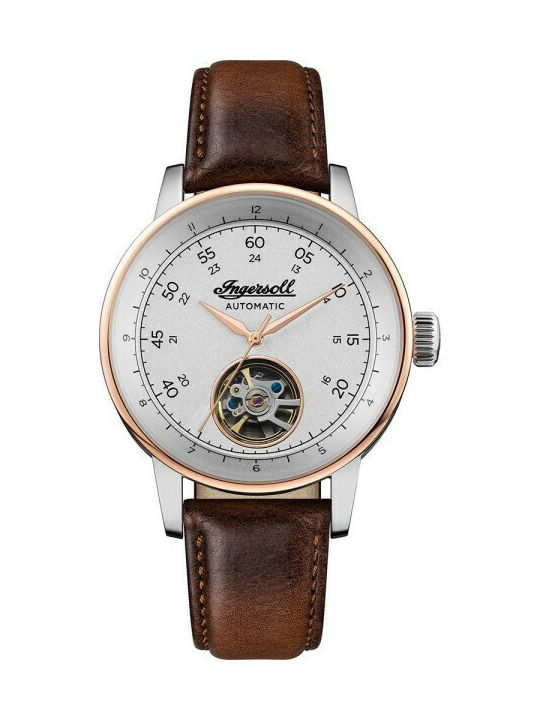 Ingersoll The Miles Automatic Men's Watch 42mm Automatic with Brown Leather Strap
