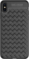 Usams Yun Series Back Cover Σιλικόνης Μαύρο (iP...