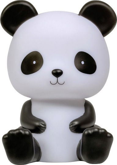 A Little Lovely Company Led Kids Decorative Lamp Panda White 12x13x13εκ.