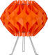 Starlight FP-14-S-2Ε-25CM-T Plastic Table Lamp for Socket E14 with Orange Shade and Base