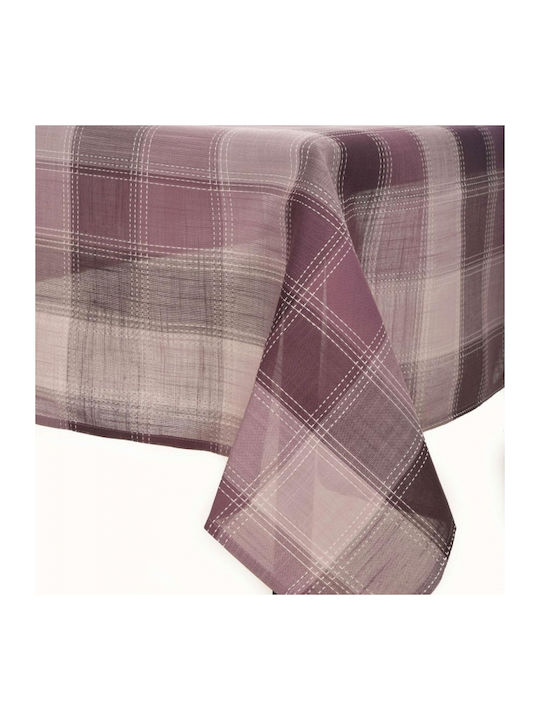 Silk Fashion Checkered 3702 Purple 90x90cm