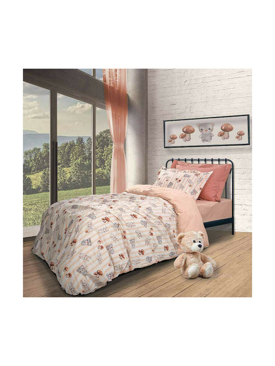 Greenwich Polo Club Kids Quilt Single Orange 160x240cm