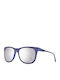 Helly Hansen Men's Sunglasses with Blue Plastic Frame and Silver Polarized Mirror Lens HH5024-C03