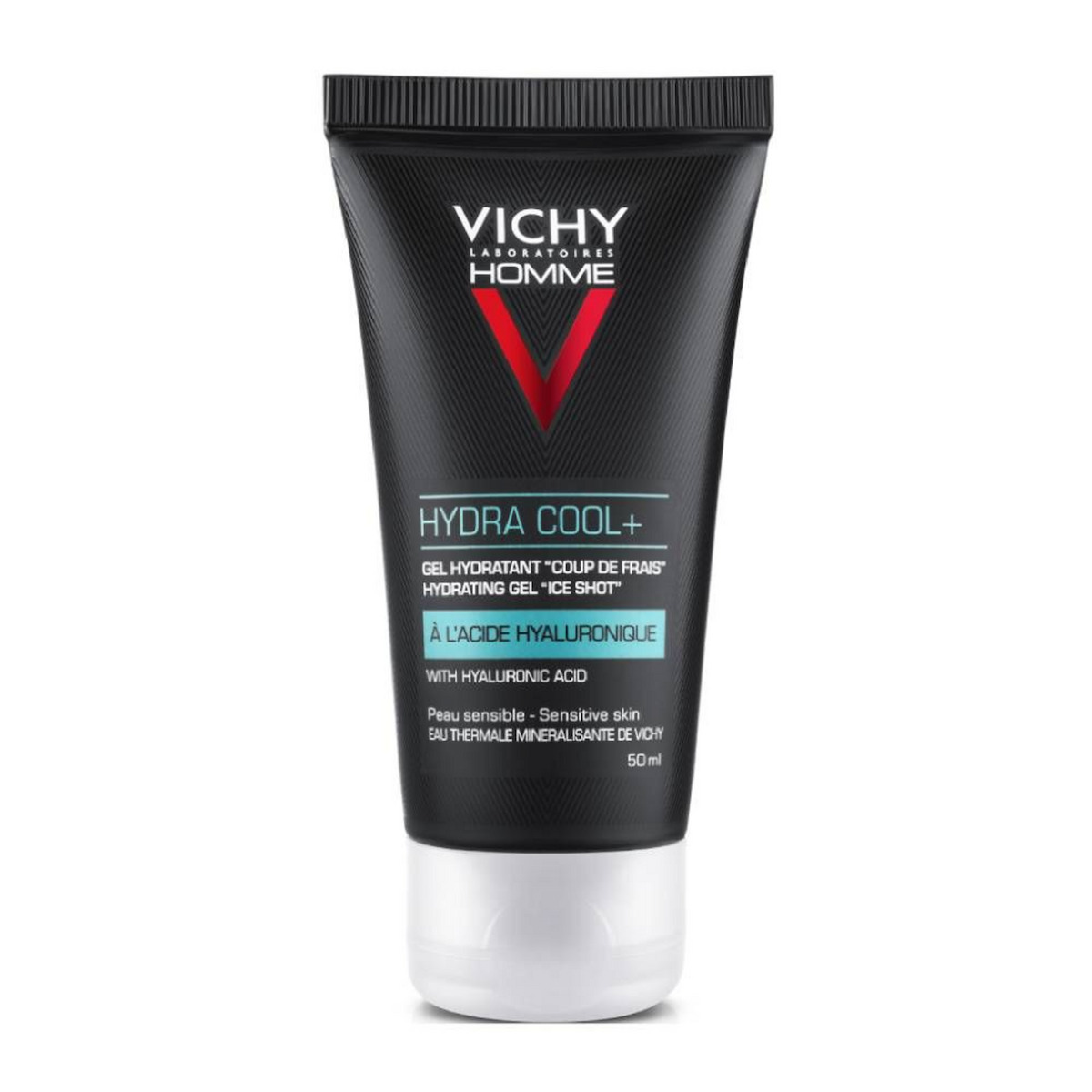 Vichy Homme Hydra Cool+ 48ωρο Ενυδατικό Ανδρικό Gel Προσώπου με Υαλουρονικό Οξύ 50ml