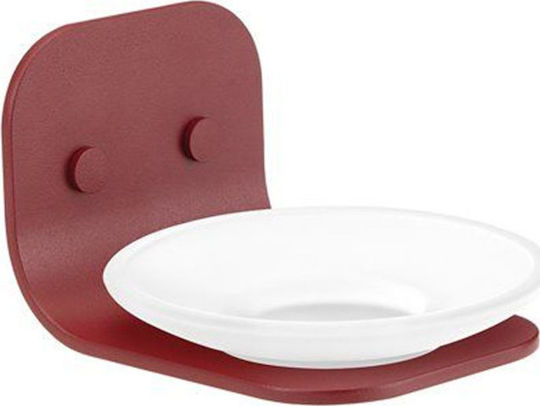 Sanco Wandmontierte Seifenschale Avaton Bordeaux