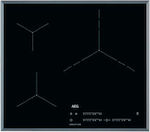 AEG IKB63435FB Plită cu Inducție Autonom cu Funcție de Blocare 59x52εκ.