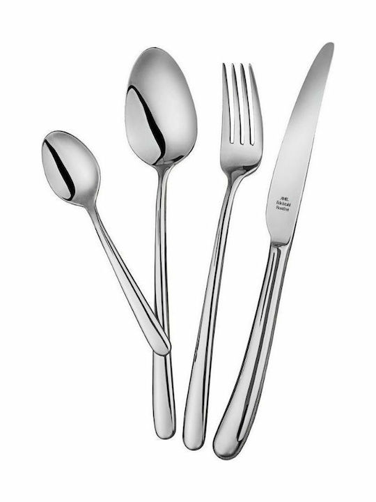 Amil Bestecke 6500 Cutlery set Silver Stainless Steel 30pcs