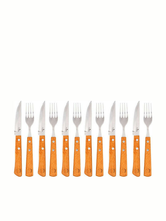 Berlinger Haus Wild Jack's Line Cutlery Set Orange 12pcs