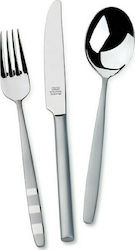Okus 72-Piece Stainless Steel 18/10 Silver Cutlery Set Tokyo Matte