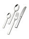 SP Tableware Ascari Σετ Μαχαιροπίρουνα Ασημί Ανοξείδωτα 30τμχ