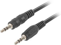 Lanberg 3.5mm male-3.5mm male 1.2m CA-MJMJ-10CC-0012-BK