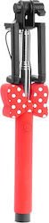 Disney Selfie Stick jack 3.5mm Minnie 002 Red
